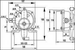 LT25-DA雙向拉繩開(kāi)關(guān)結(jié)構(gòu)圖拉線(xiàn)開(kāi)